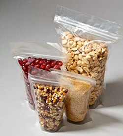High Clarity Stand Up Zipper Pouch
