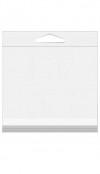 Headerbags 27.3x26cm Reclosable and Crystal Clear (100 pieces) [HB1010]