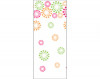 Printed Bags little Flowers 10.2x6.4x24.1cm with side gusset (100 pieces) [G4BD]
