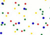 Printed Bags Coloured Dots 12.7x7.6x29.2cm with side gusset (100 pieces) [G5MD1]
