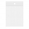 Grip Seal Bags with Hang and Vent-hole 18x23cm Crystal Clear PP 50 micron (100 pieces) [ZR79V]