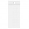 Grip Seal Bags with Hang hole 7.5x15cm Crystal Clear PP 50 micron (100 pieces) [ZR36]