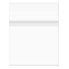 Plastic Bags 22.6x22.3cm Transparent Peel and Seal (100 pieces) [B8X8XPC]