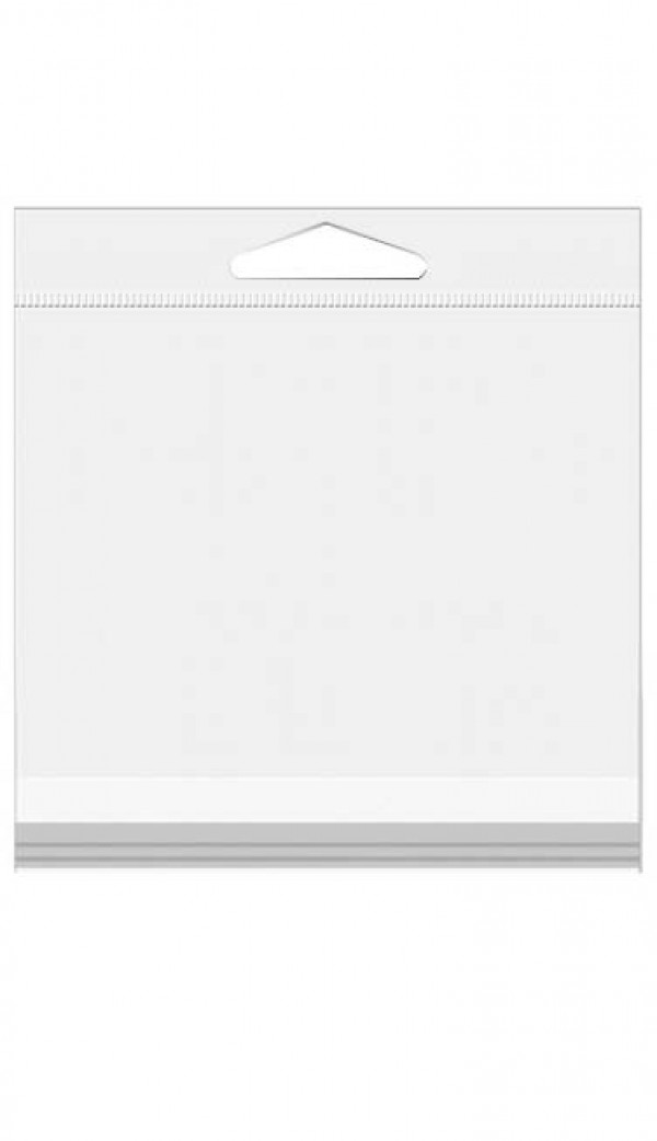 Headerbags 27.3x26cm Reclosable and Crystal Clear (100 pieces) [HB1010]