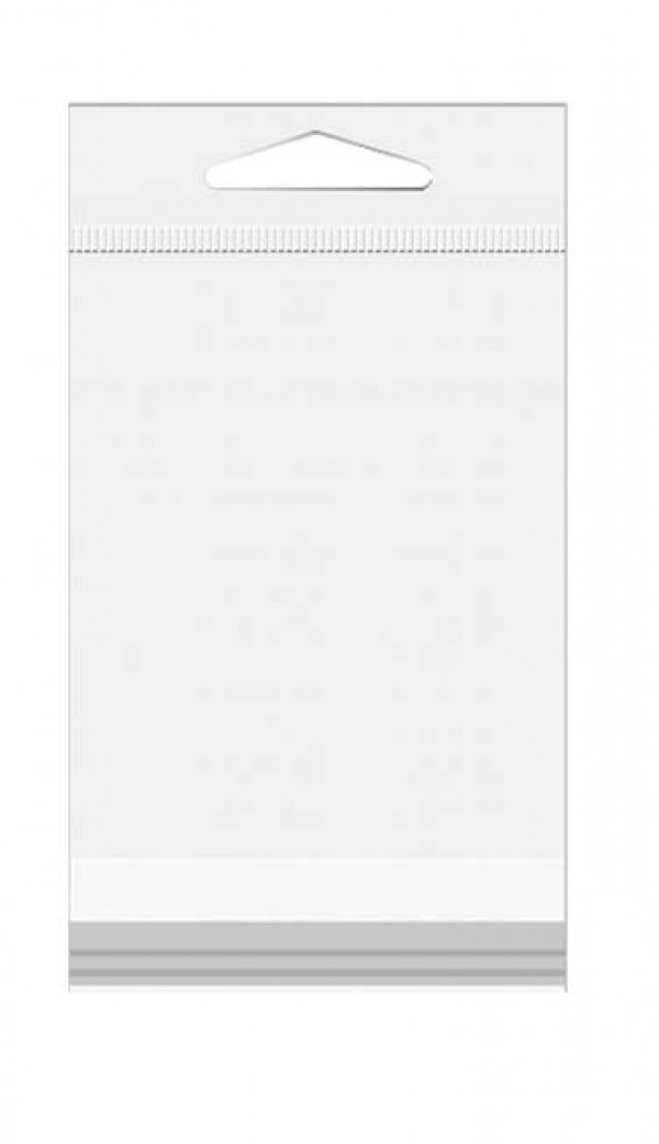 Headerbags 7x8.9cm Reclosable and Crystal Clear (100 pieces) [HB23]