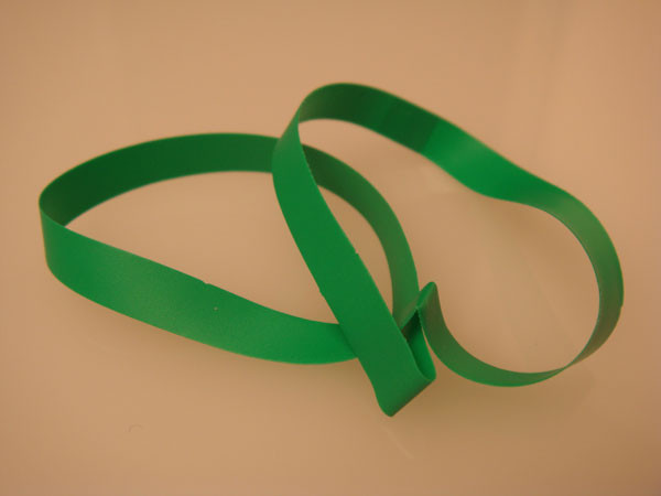 Decorative Loops Vinyl Stretch Green 40.5cm (50 pieces) [16CVLGR]