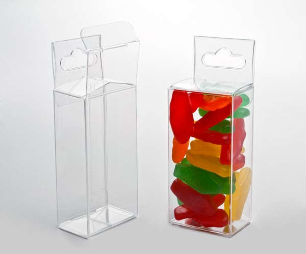 Plastic Gift Boxes 3.8x2.5x7.6cm with Hanger part (25 pieces) [HFB218]
