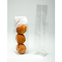 Block Bottom Bags Super Clear 4.4x4.4x21.6cm (100 pieces) [FGCC10]