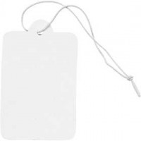 Gift Tags, size 25x40 mm, 100 pcs, white [HOB-01272]