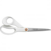 General Purpose Scissors, L: 21 cm, 1 pc, white [HOB-1020412]