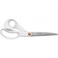 General Purpose Scissors, L: 24 cm, 1 pc, white [HOB-1020414]