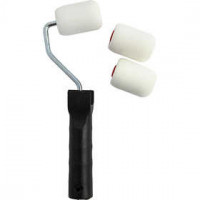 Paint Rollers with handle, W: 5 cm, 1 set [HOB-10474]