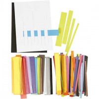 Quilling Set, W: 10+15+25+35 mm, L: 21 cm, 1 pack [HOB-11720]