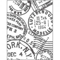 Embossing Folder, size 11x14 cm, thickness 2 mm, 1 pc [HOB-11767]