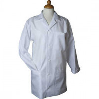 Painting Apron, size small, L: 78 cm, 1 pc, white [HOB-13901]