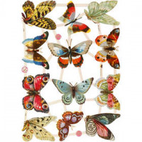 Vintage Die-Cuts, sheet 16.5x23.5 cm, 3 sheets [HOB-19325]