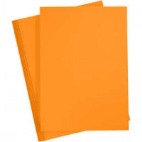 Card, A4 210x297 mm, 180 g, 20 sheets, mandarin [HOB-21113]