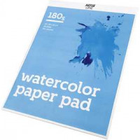 Watercolour Paper Pad, A3 297x420 mm, 180 g, 20 sheets, white [HOB-22106]