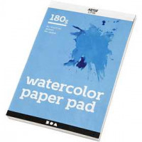 Watercolour Paper Pad, A5 148x210 mm, 180 g, 20 sheets, white [HOB-22108]