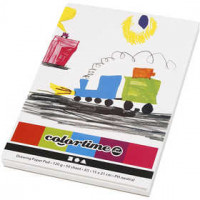 Drawing Paper Pad, A5 148x210 mm, 120 g, 50 sheets, white [HOB-22121]