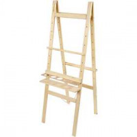 Double sided easel, H: 134 cm, W: 58 cm, 1 pc, pine [HOB-22186]