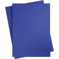 Card, sheet 497x697 mm, 270-300 g, 10 sheets, royal blue [HOB-22921]