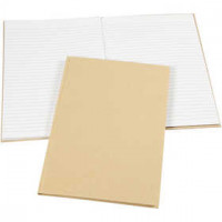 Notebook, A4 21x30 cm, 60 g, 1 pc, brown [HOB-264550]