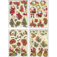 3D Decoupage Motifs, sheet 21x30 cm, 4 sheets [HOB-28665]