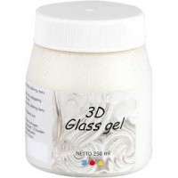 3D Glass Gel, 250 ml, ivory [HOB-31714]