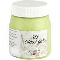 3D Glass Gel, 250 ml, light green [HOB-31720]