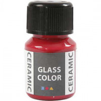 Glass Ceramic Paint, 35 ml, carmine red [HOB-33356]