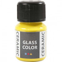 Glass Ceramic Paint, 35 ml, lemon yellow [HOB-33357]