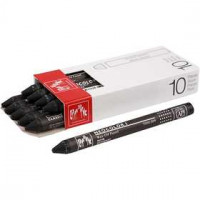 Neocolor I Crayons, thickness 8 mm, L: 10 cm, 10 pcs, black (009) [HOB-34021]