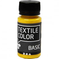 Textile Color Paint, 50 ml, primary yellow [HOB-34203]