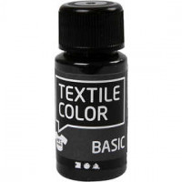 Textile Color Paint, 50 ml, black [HOB-34206]