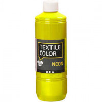 Textile Color Paint, 500 ml, neon yellow [HOB-34212]