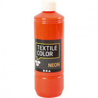 Textile Color Paint, 500 ml, neon orange [HOB-34213]