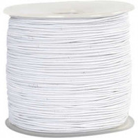 Elastic Beading Cord, thickness 1 mm, 250 m, white [HOB-41034]