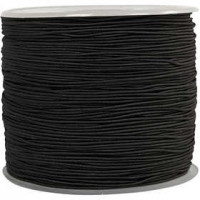 Elastic Beading Cord, thickness 1 mm, 250 m, black [HOB-41035]