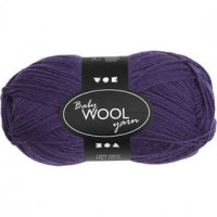 Baby Yarn, L: 172 m, 50 g, dark lilac [HOB-41328]