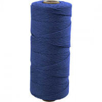 Cotton Twine, L: 315 m, thickness 1 mm, 220 g, blue [HOB-41512]