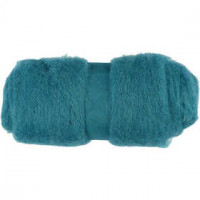 Carded Wool, 100 g, emerald green [HOB-451820]