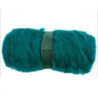 Carded Wool, 100 g, green [HOB-451830]