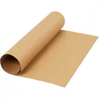 Faux Leather Paper, W: 50 cm, 350 g/m2, 1 m, light brown [HOB-498940]