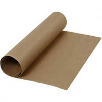 Faux Leather Paper, W: 50 cm, 350 g/m2, 1 m, dark brown [HOB-498943]