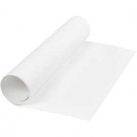 Faux Leather Paper, W: 50 cm, 350 g/m2, 1 m, white [HOB-498945]