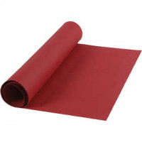 Faux Leather Paper, W: 50 cm, 350 g/m2, 1 m, red [HOB-498946]