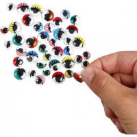 Googly Eyes, D: 8-12 mm, 30 mixed [HOB-501182]