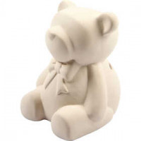Money Bear, H: 9 cm, 10 pcs, white [HOB-50537]