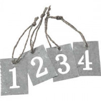 Advent figures, size 4x2.7 cm, 4 pcs [HOB-510590]